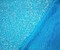 Turquoise-Blue Coral Sequin Pattern Stretch Spandex Knit Fabric By the Yard